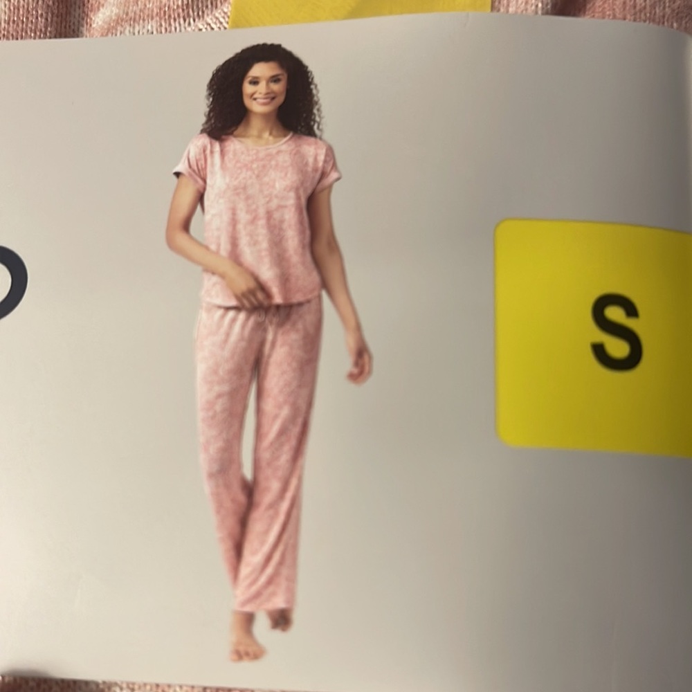4 Piece Lucky Brand Pajama Pink Floral Paisley Women’s Size Small So Soft